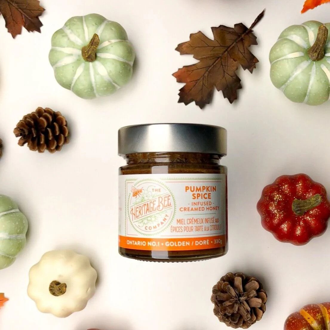 Pumpkin Spice Creamed Honey