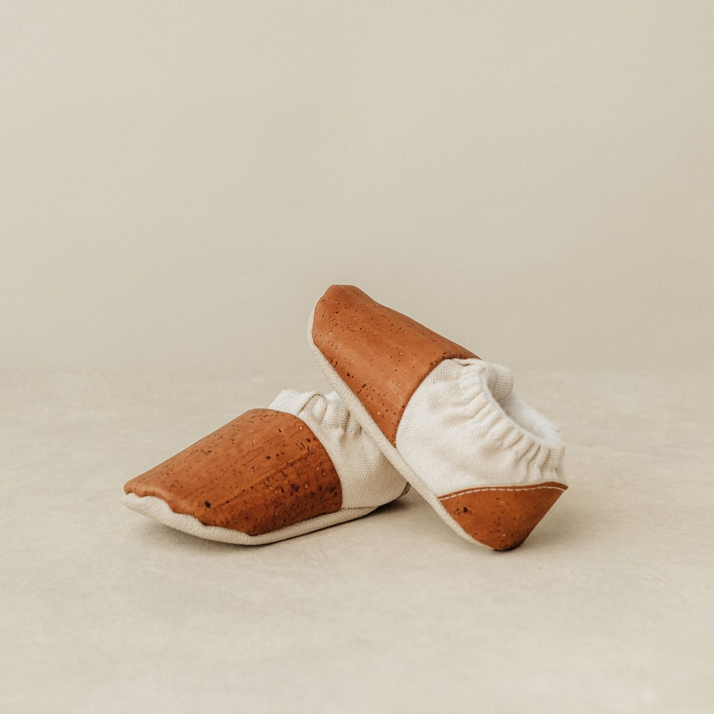 Cork Baby Slippers - Brown Soft Soul Footwear