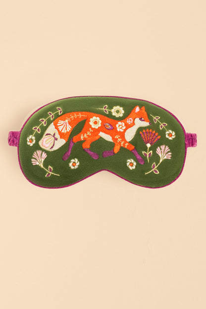 Luxury Lavender Velvet Eye Mask - Scandinavian Fox