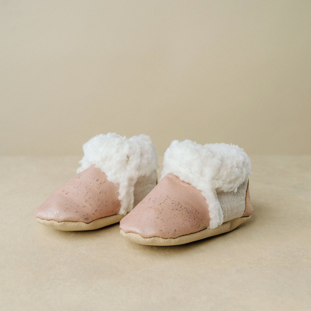 Toddler Cork Bootie - Rose Gold