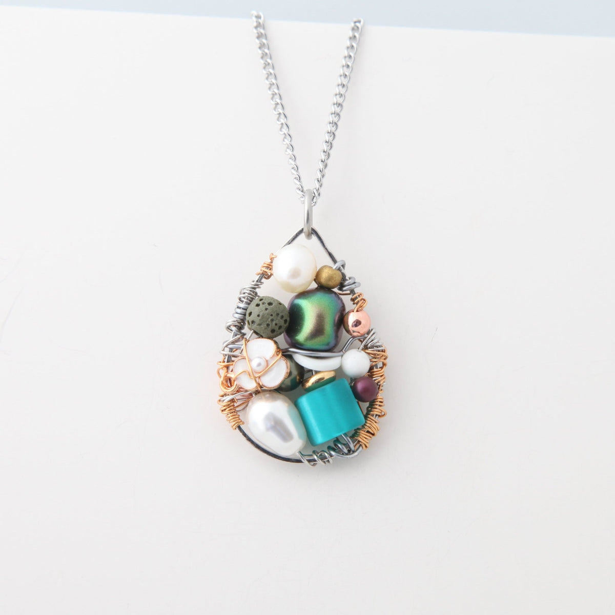 Almond Blossom Small Statement Necklace
