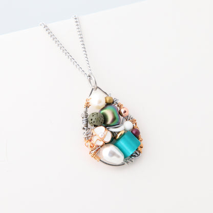 Almond Blossom Small Statement Necklace