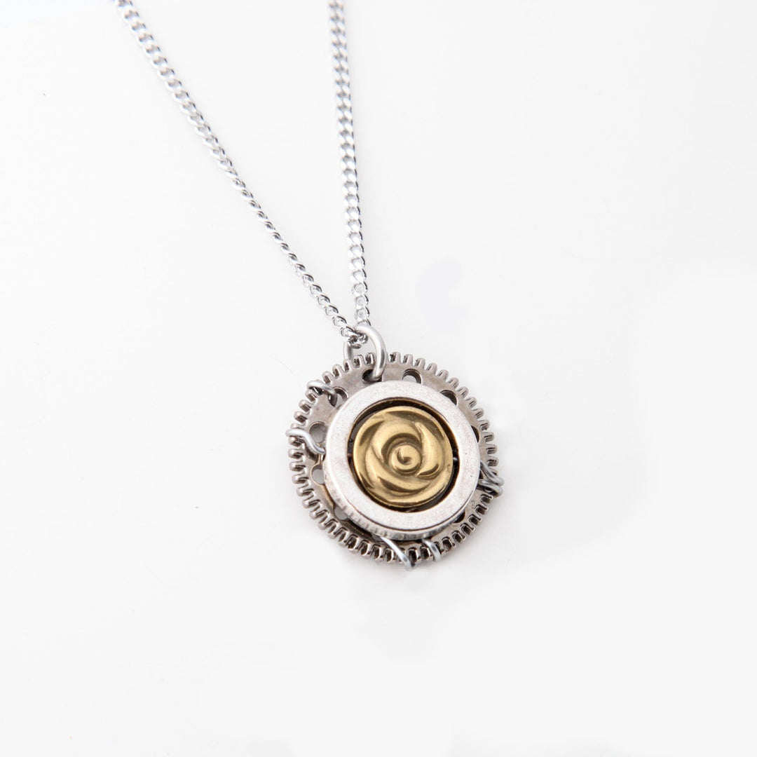 Gear Mini Necklace