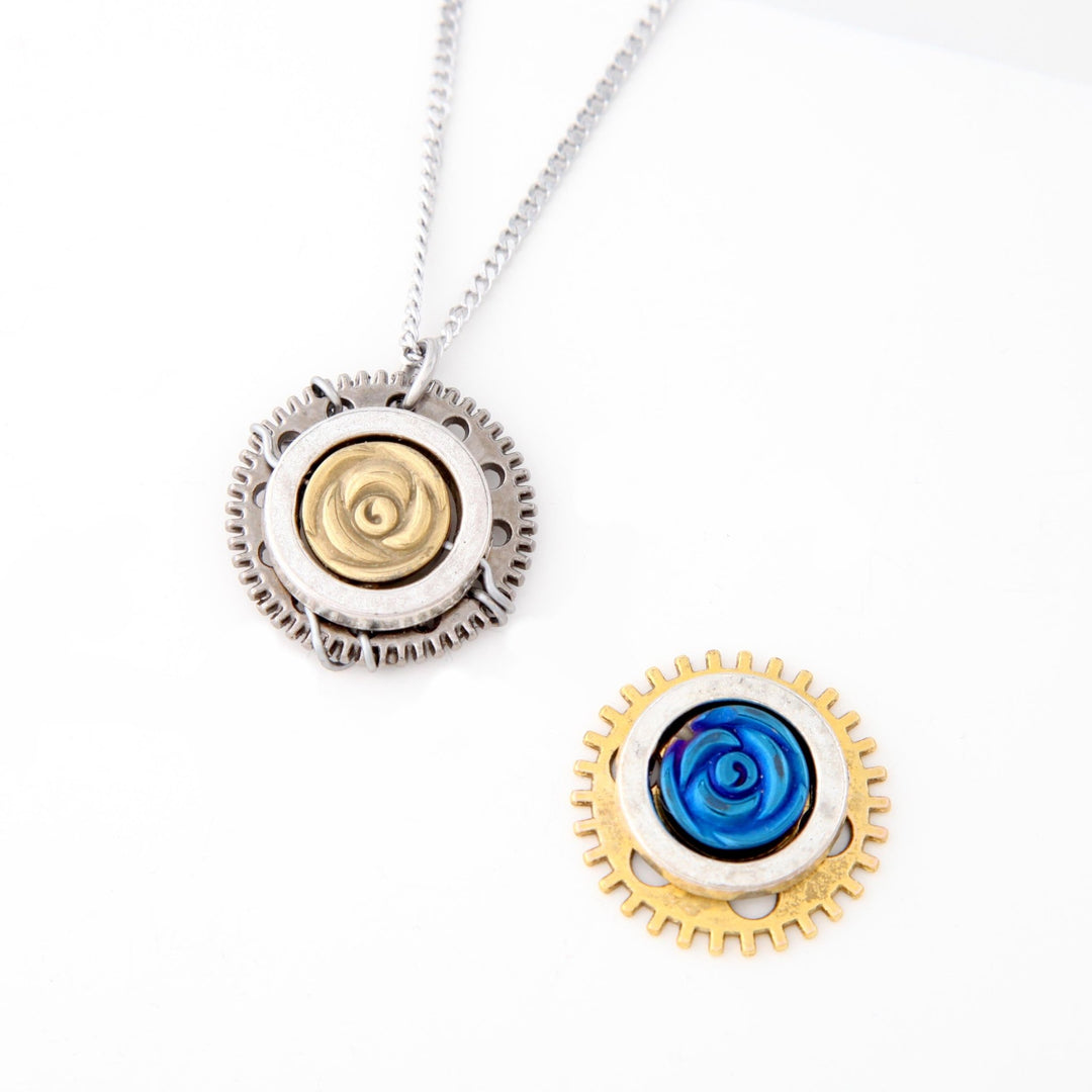 Gear Mini Necklace
