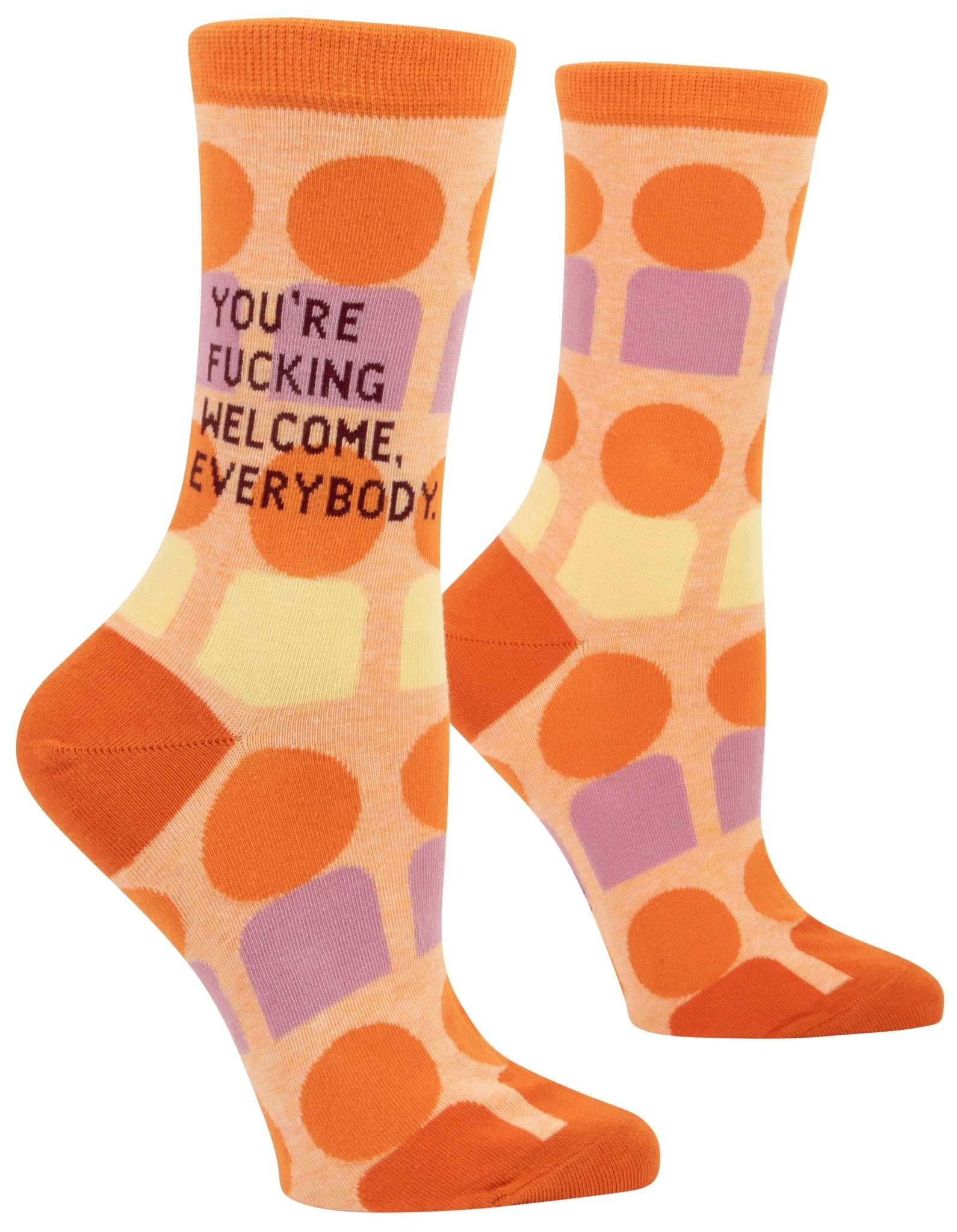 Women's Crew Socks - You're F**ing Welcome