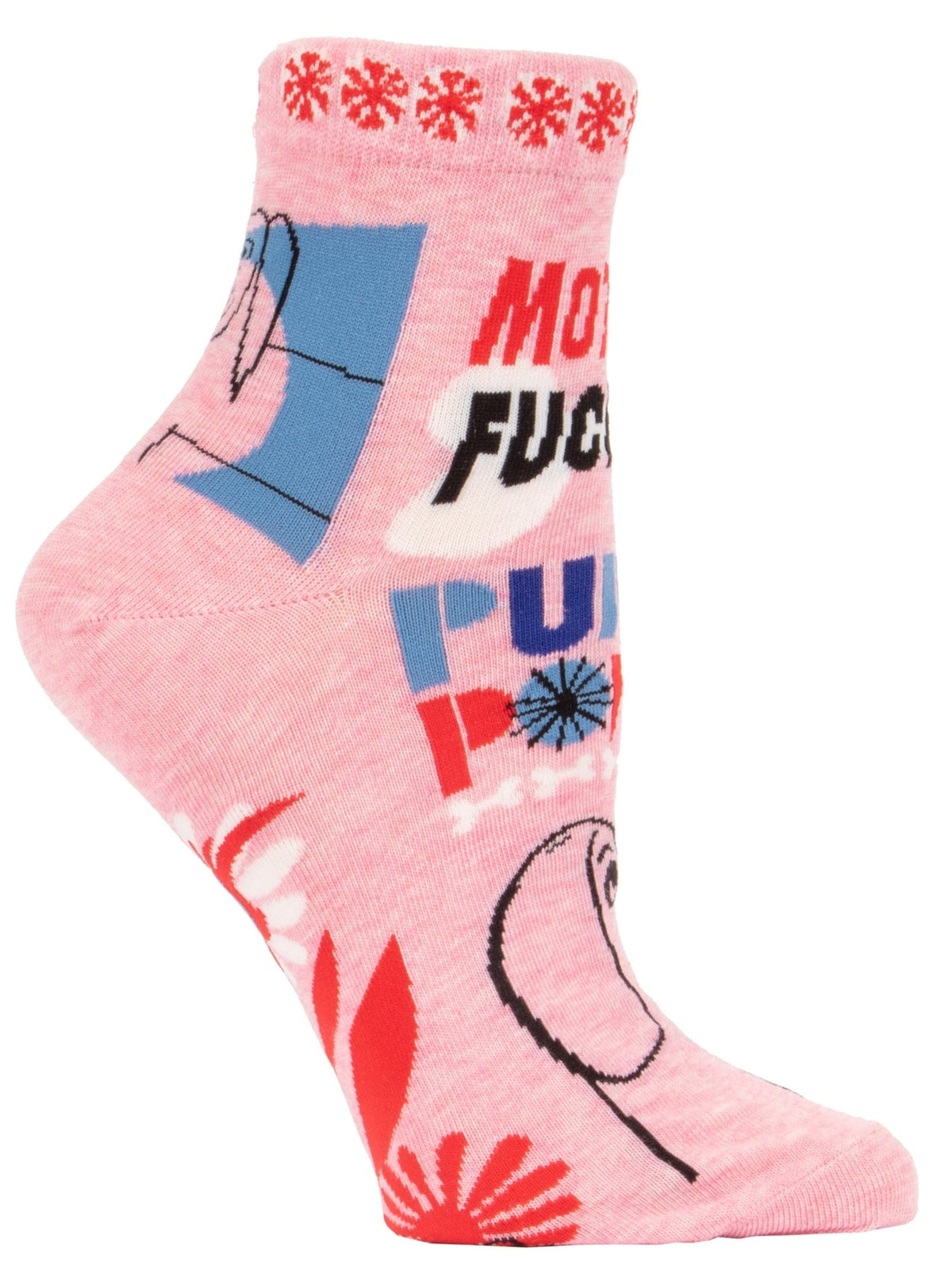 Women's Ankle Socks - MF'in Puppy Power