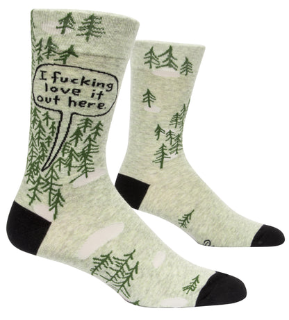 Men's Crew Socks - F**ing Love It Out Here