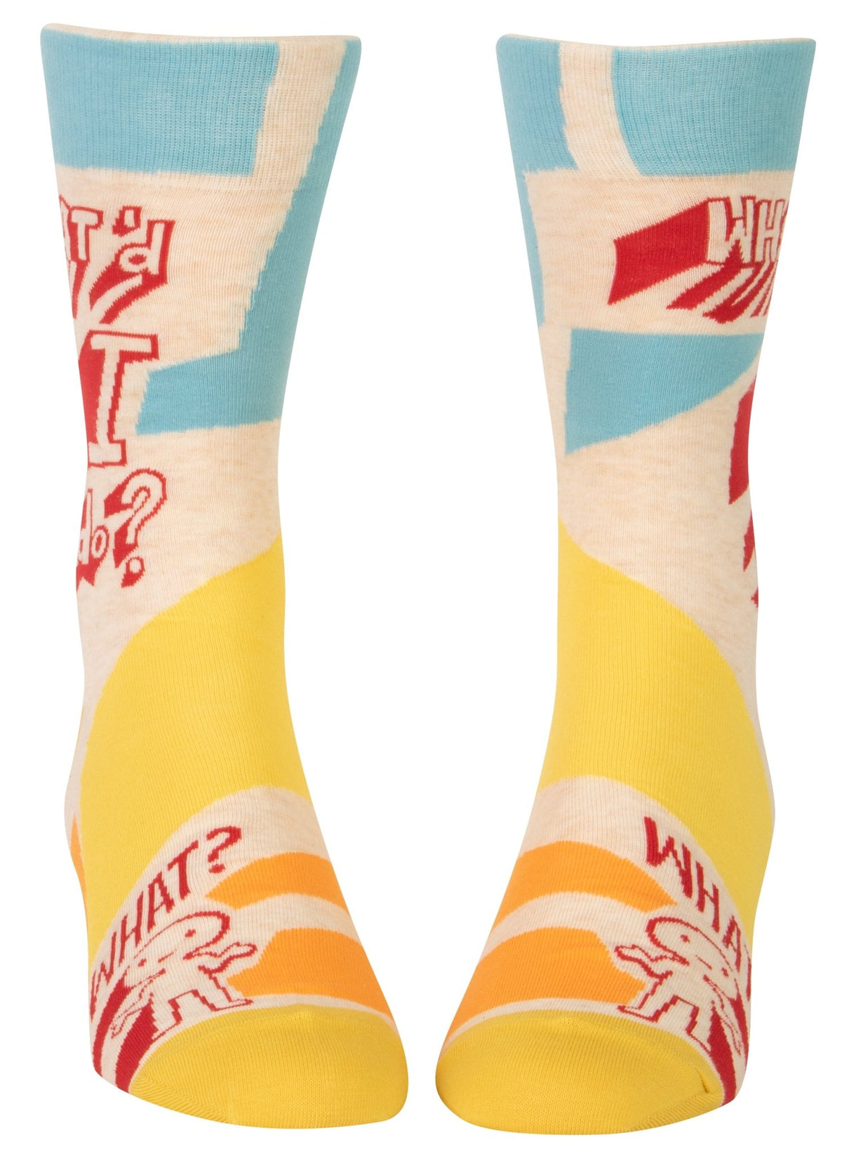 Men's Crew Socks - What'd I Do?