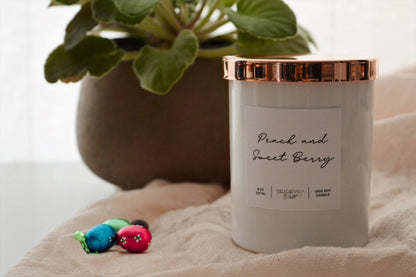 Luxury Candles - Peach and Sweet Berry