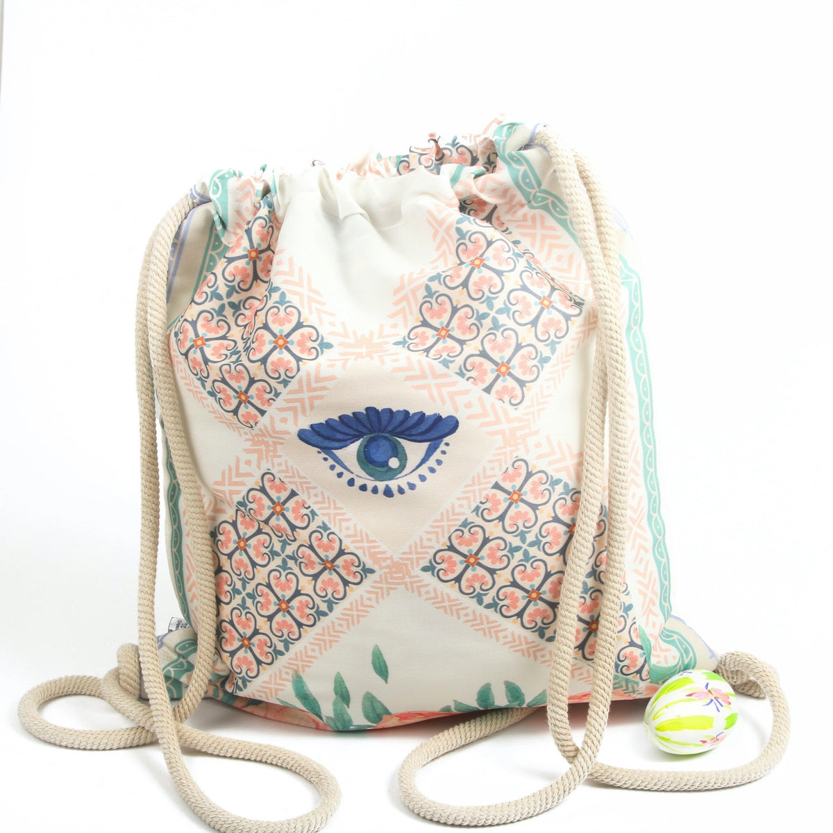 Kalliroe Hamsa Beach Bag