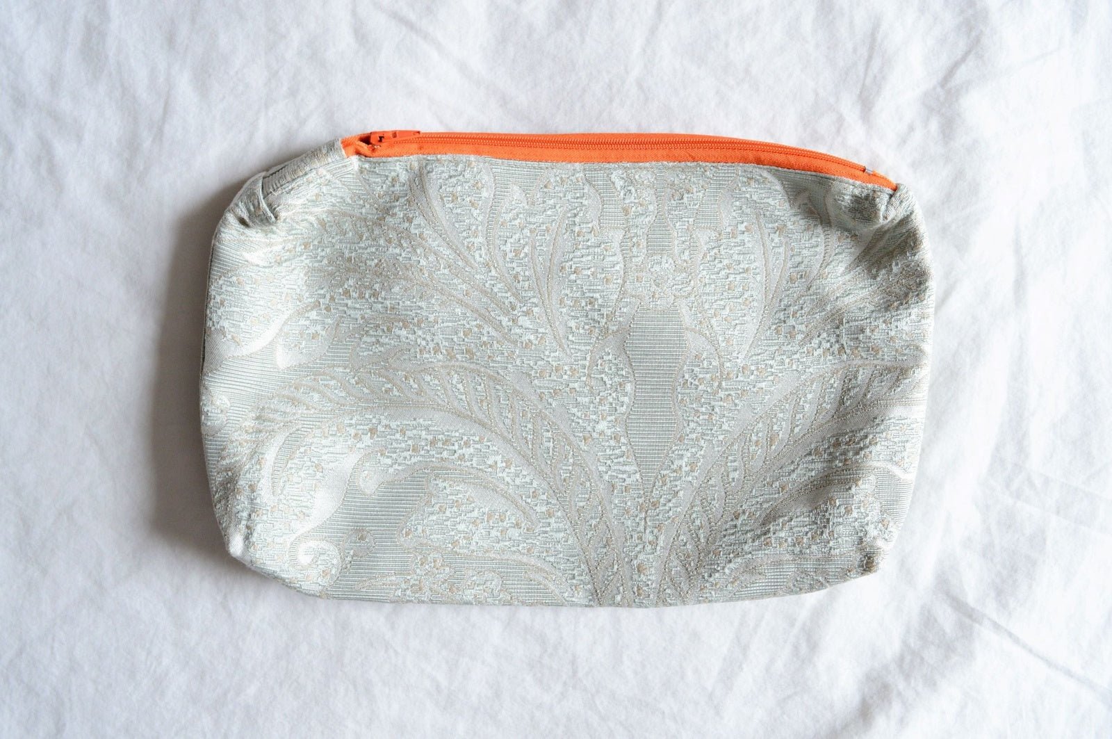Large Zipper Pouch - Light Blue