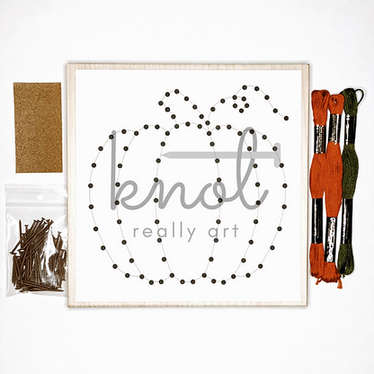 Large String Art Kit - Pumpkin