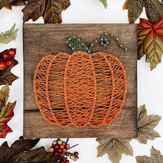 Large String Art Kit - Pumpkin