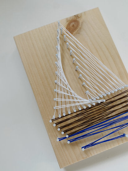 Medium String Art Kit - Sailboat