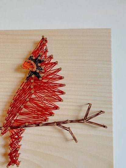 Large String Art Kit - Cardinal