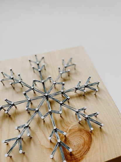 Large String Art Kit - Snowflake