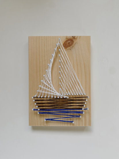 Medium String Art Kit - Sailboat