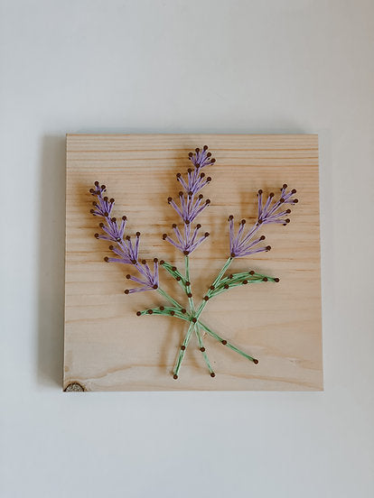 Large String Art Kit - Lavender