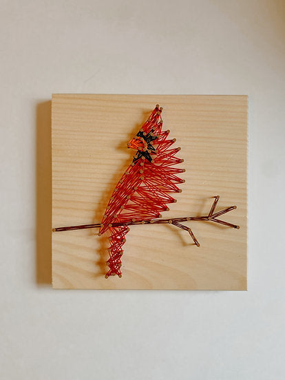 Large String Art Kit - Cardinal