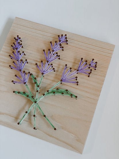 Large String Art Kit - Lavender