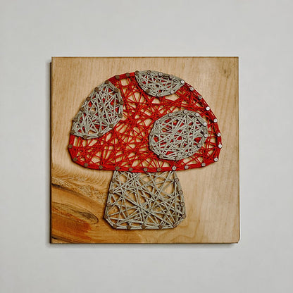 Small String Art Kit - Mushroom