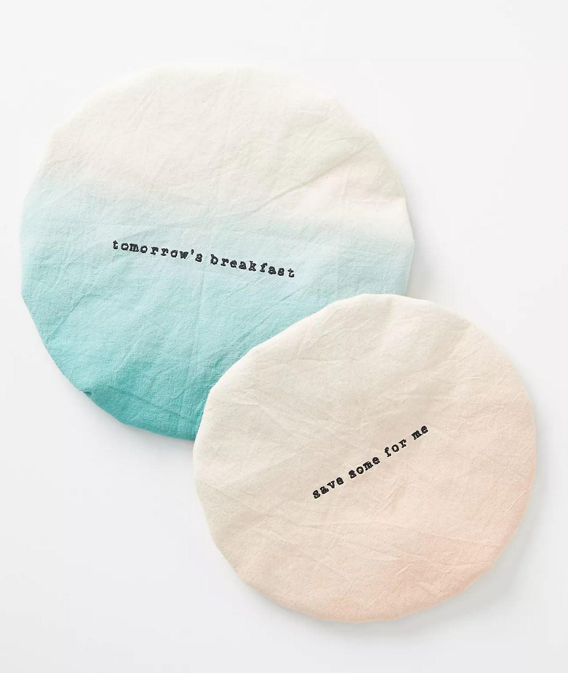 Anthropologie Bowl Cover Set