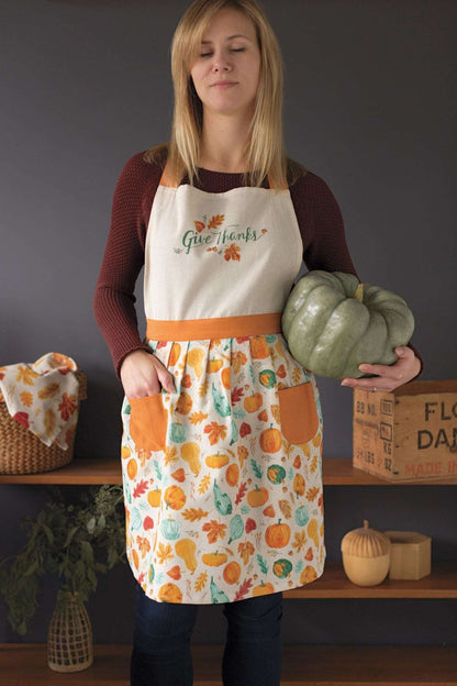 Autumn Harvest Cotton Apron