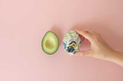 Beeswax Food Wrap Set - Avocado, Cheese & Onion