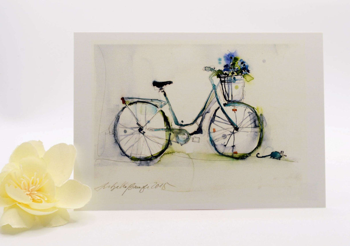 Bicycle Ride Postcard