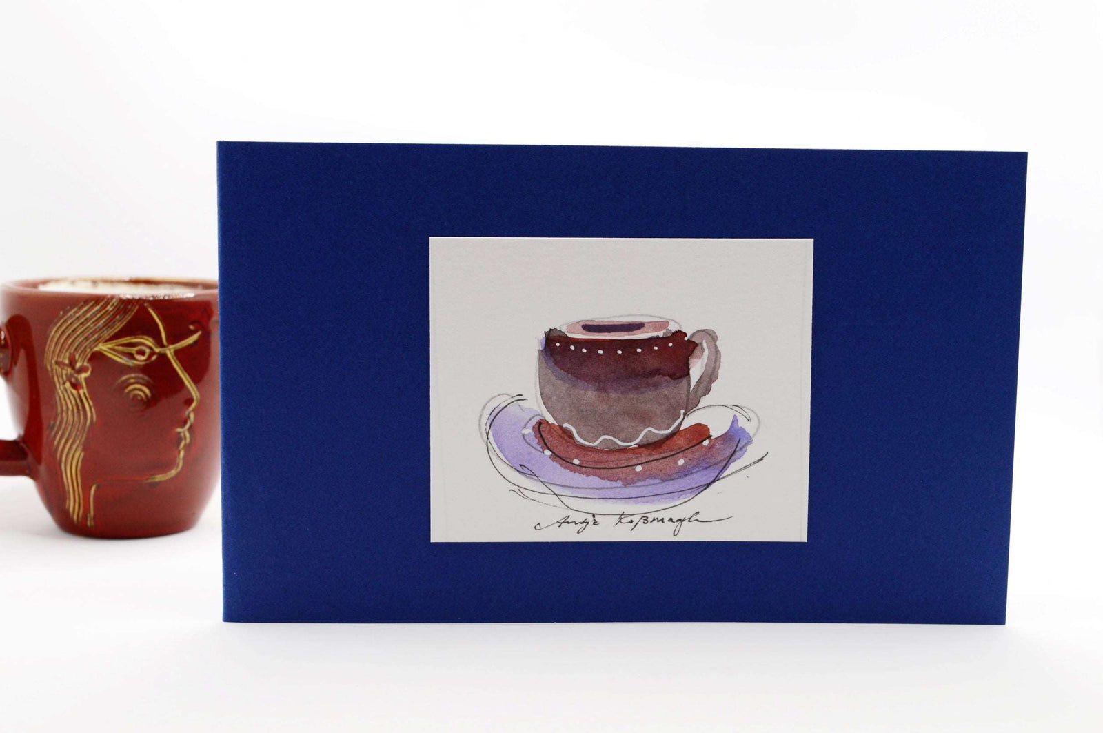 Coffee/Tea Cup Greeting Card