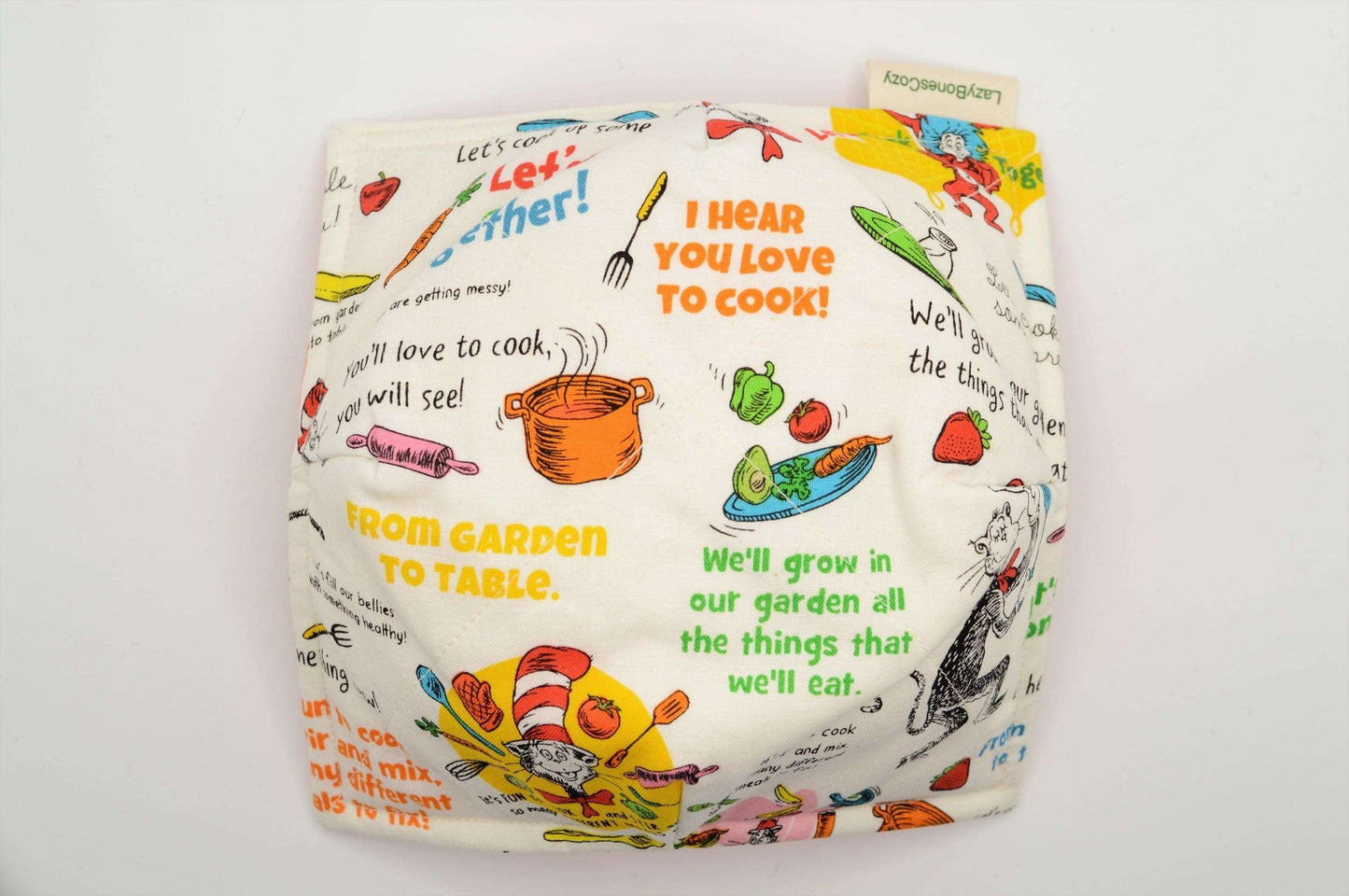 Bowl Cozy and Coaster Set - Cat in the Hat Lazy Bones Cozy