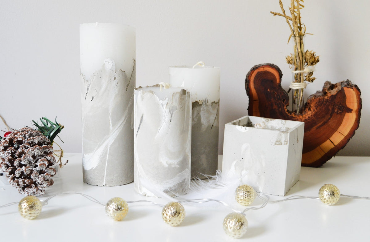 Pillar Candles - White