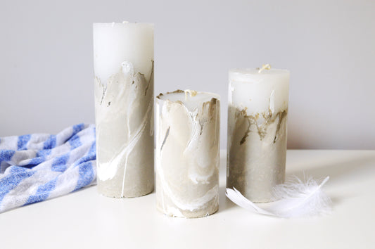 Pillar Candles - White