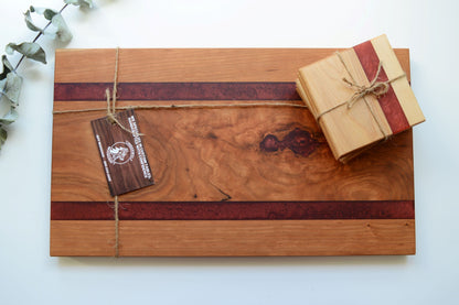 Ensemble de planches de charcuterie de Noël