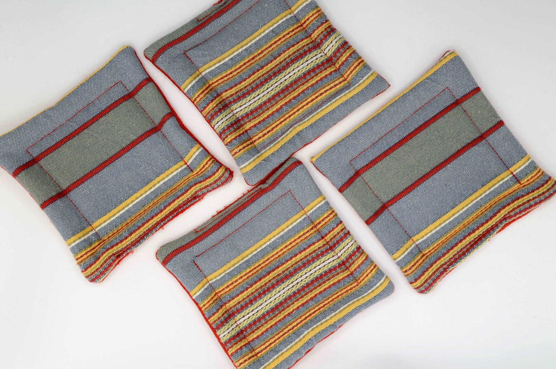 Bowl Cozy and Coaster Set - Stripes