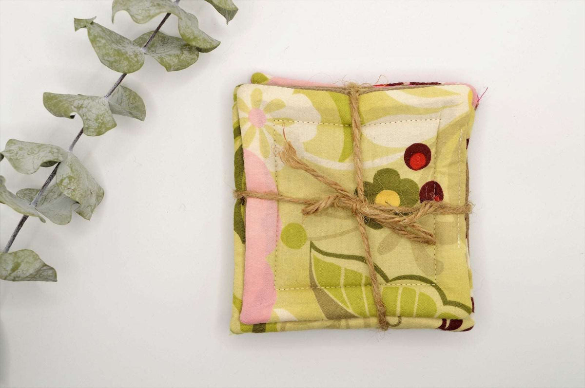 Fabric Coasters - Garden