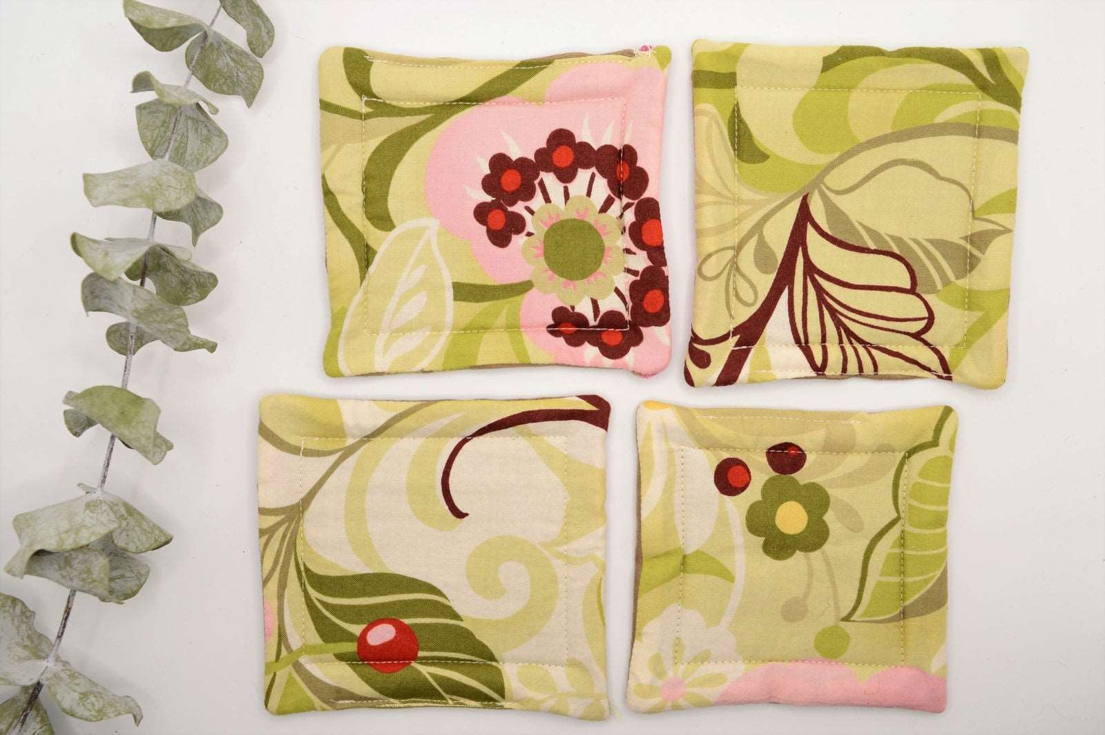 Fabric Coasters - Garden