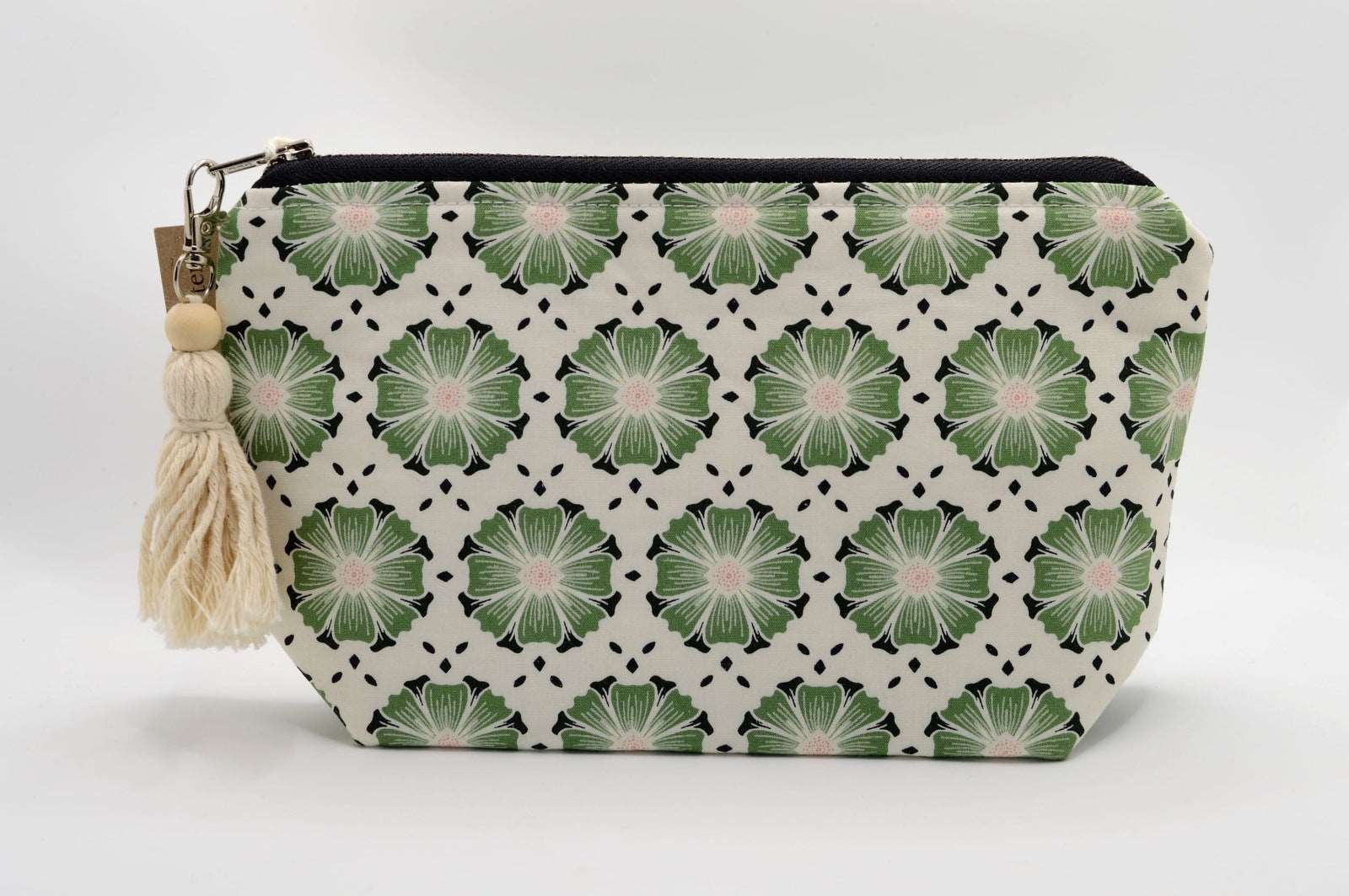 Cosmetic Bag with Pockets - Clover