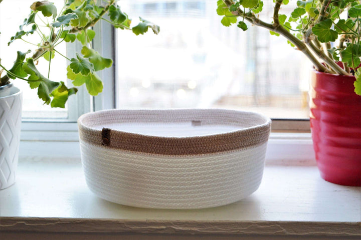 Cotton Rope Basket - No Handles
