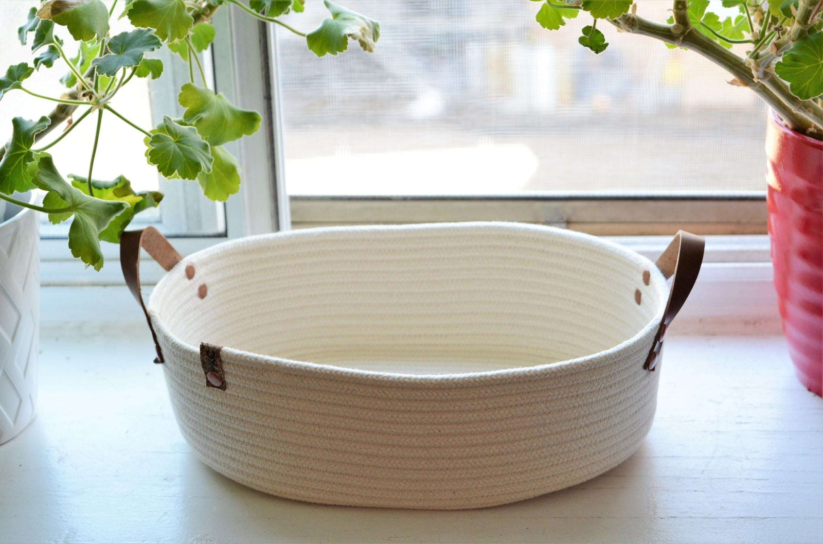 Cotton Rope Basket - Natural