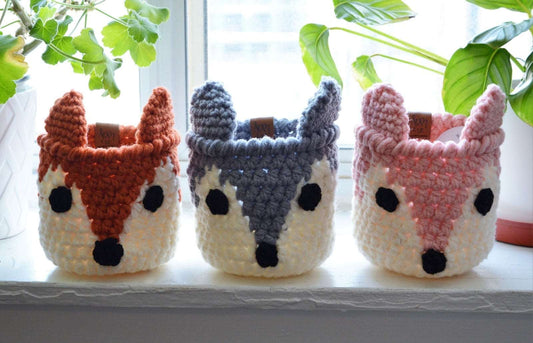 Cotton Fox Baskets Knitterme and Company