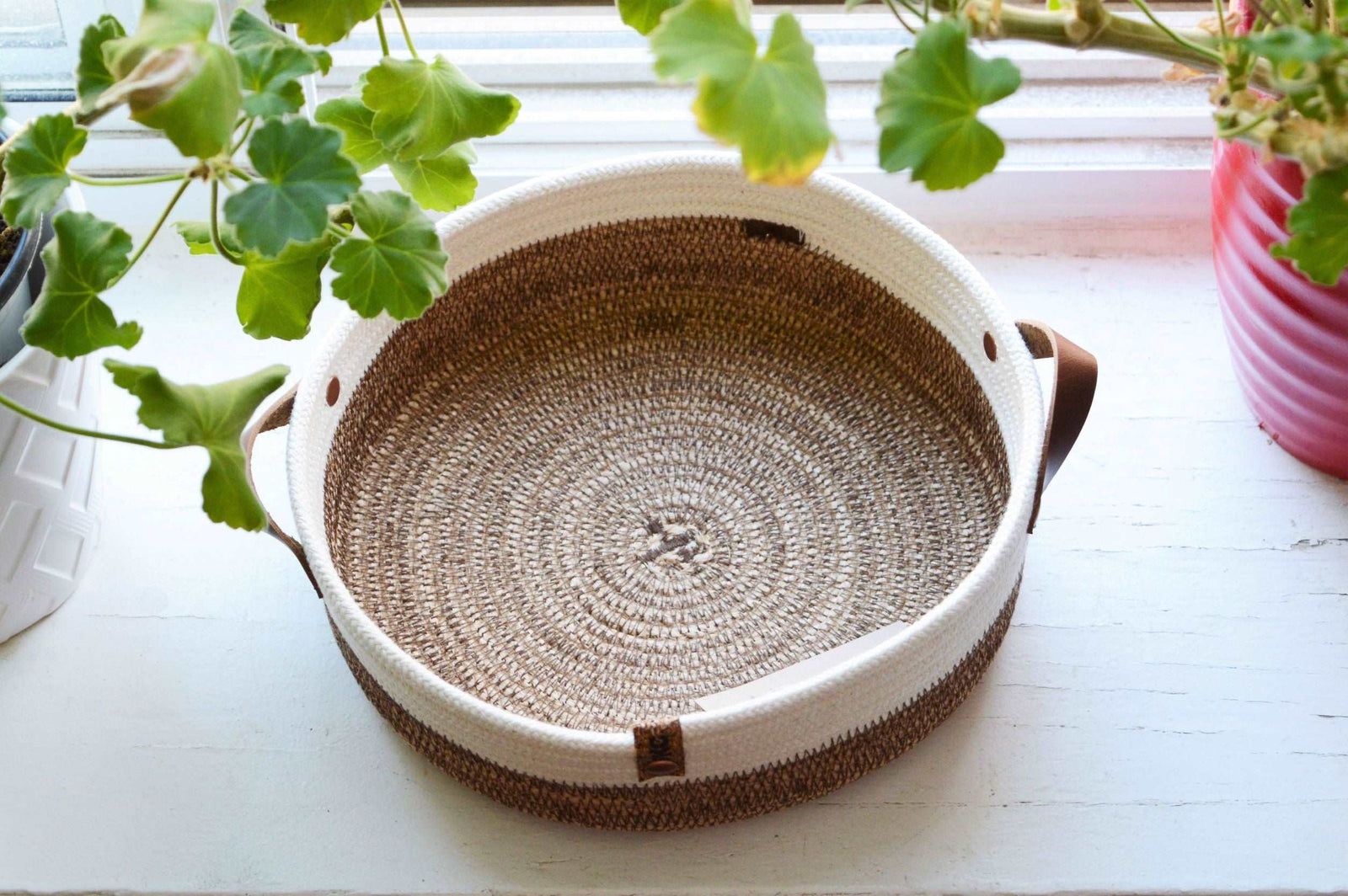Cotton Rope Basket - Natural/Hemp