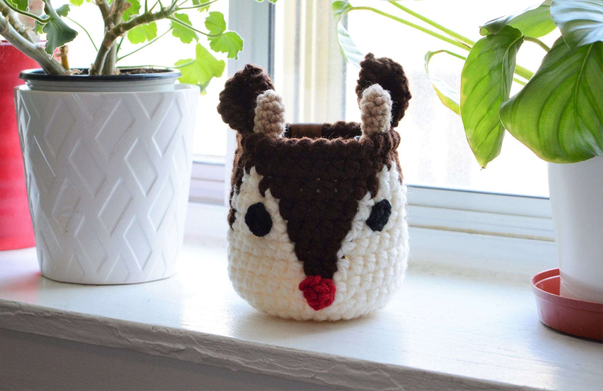 Cotton Reindeer Baskets