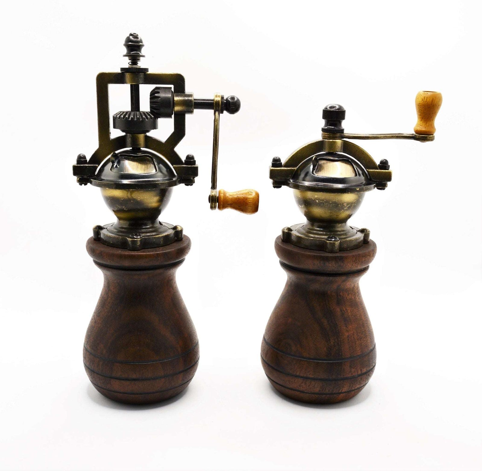 Crank Style Salt and Pepper Mill Set