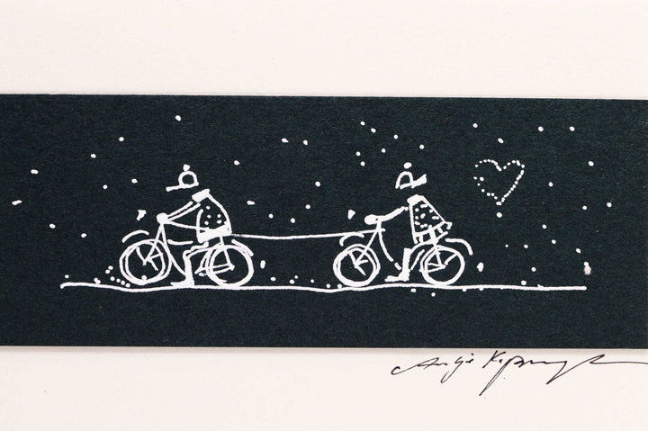 Cyclist Greeting Card