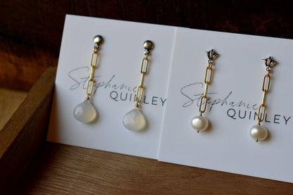 Dame Perle Boucles D'oreilles