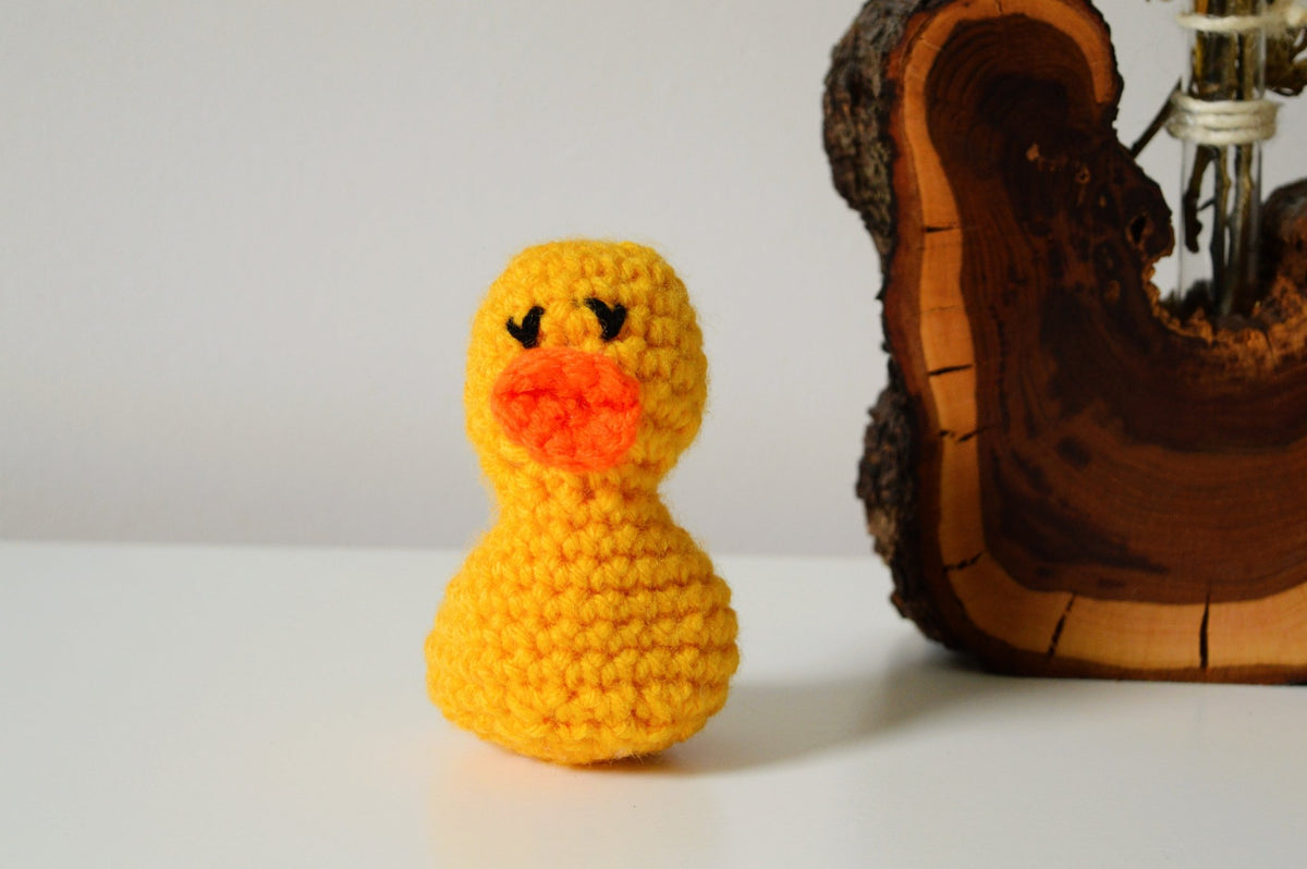 Crochet Duck Rattle