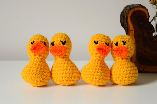 Crochet Duck Rattle