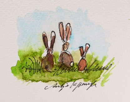 Easter Bunny Greeting Card Antje Koßmagk