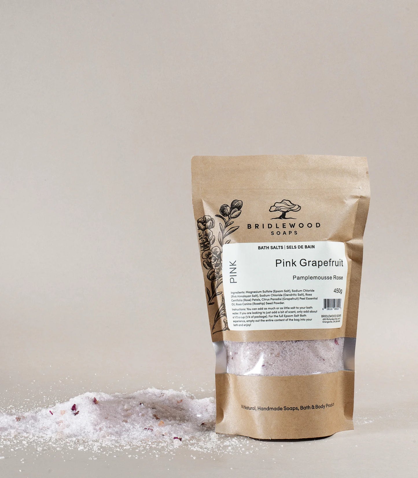 Epsom Bath Salts  - Pink Grapefruit